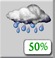 Sjanse for regn Sjanse for regn