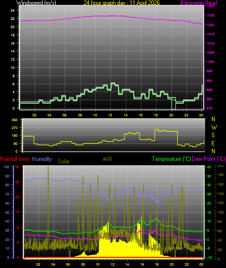 24 Hour Graph for Day 11